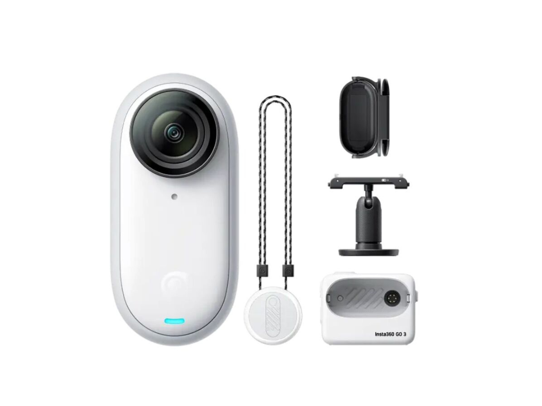 مجموعة كاميرا الحركة Insta360 Go 3 بسعة 64 جيجابايت مجموعة كاميرا الحركة Insta360 Go 3 بسعة 64 جيجابايت